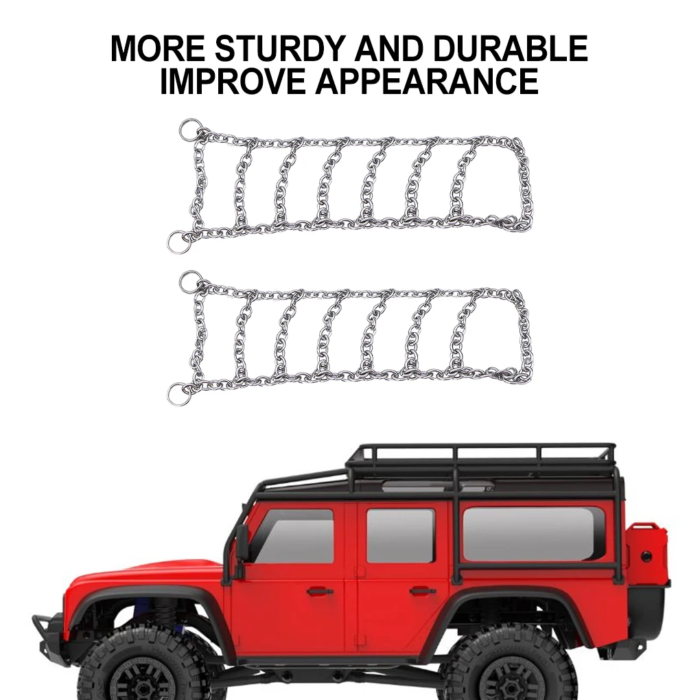 RC GOFFLOW 2pcs Stainless Steel Durable Antiskid Chain For 1 18 Antiskid Chain Traxxas Trx4m RC Car Part RC Car
RC GOFFLOW 2pcs Stainless Steel Durable Antiskid Chain For 1 18 Antiskid Chain Traxxas Trx4m RC Car Part RC Car