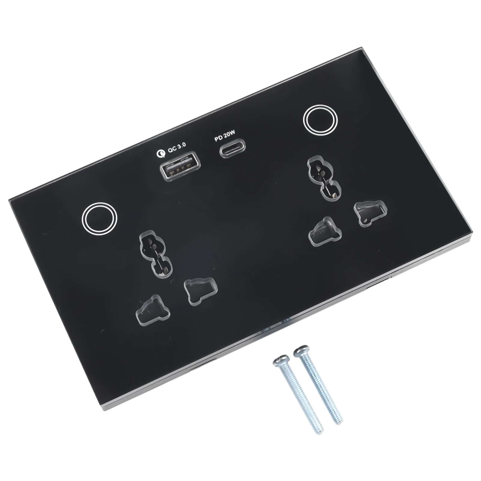 WiFi Wall Switch Double Hole Power Point Socket Timer/Scene Control Share Control with Family Suitable for Home & Office Use
WiFi Wall Switch Double Hole Power Point Socket Timer/Scene Control Share Control with Family Suitable for Home & Office Use