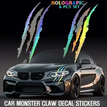 1 Set Car Stickers Universal Reflective Auto Headlight Monster Sticker Waterproof Scratch Stripe Claw Vinyl Decal Exterior Parts
1 Set Car Stickers Universal Reflective Auto Headlight Monster Sticker Waterproof Scratch Stripe Claw Vinyl Decal Exterior Parts