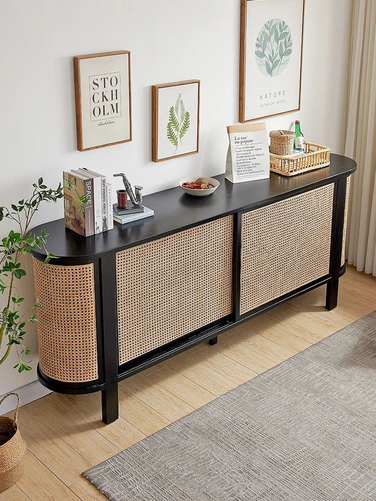 Rattan TV cabinet, bay window, floor-to-ceiling dining side storage, bedroom, living room, home
Rattan TV cabinet, bay window, floor-to-ceiling dining side storage, bedroom, living room, home