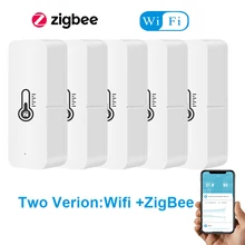 Temperature And Humidity Sensor Tuya Smart Wifi ZigBee Indoor Hygrometer Controller Monitoring For Alexa Google Home
Temperature And Humidity Sensor Tuya Smart Wifi ZigBee Indoor Hygrometer Controller Monitoring For Alexa Google Home