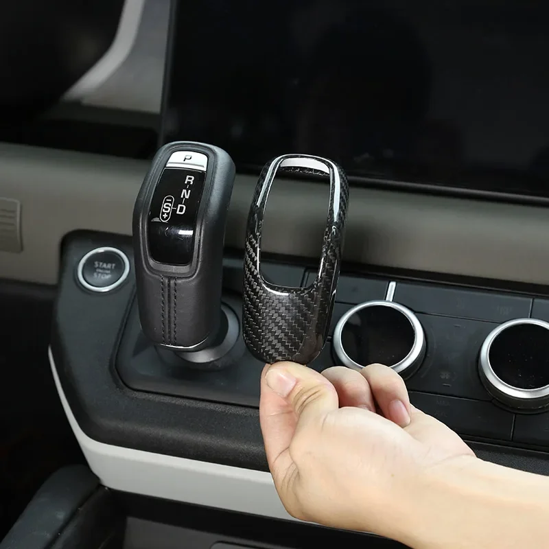 For Land Rover Defender 110 20-21 real carbon fiber car center console shift lever protective cover decorative strip auto parts
For Land Rover Defender 110 20-21 real carbon fiber car center console shift lever protective cover decorative strip auto parts