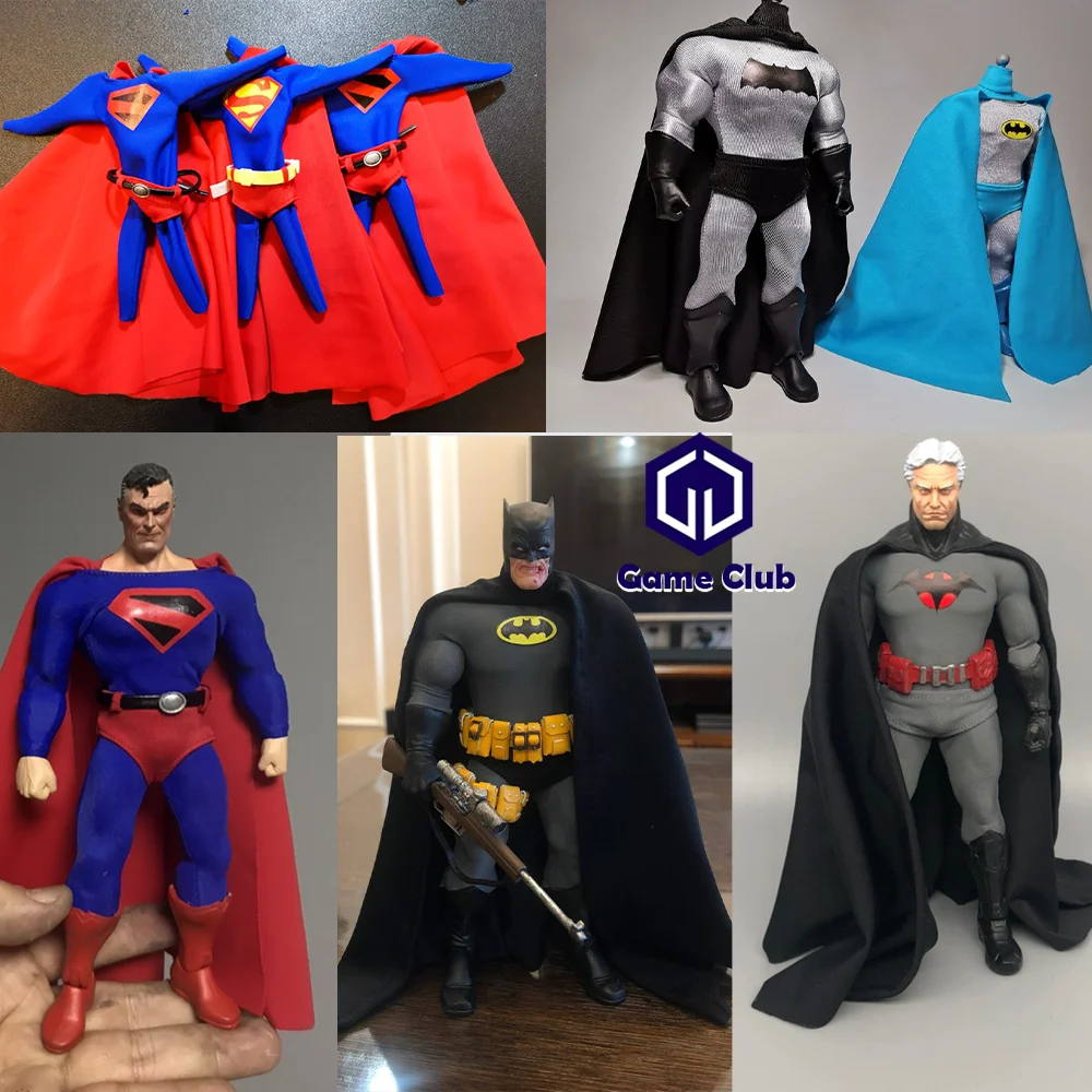 Mezco Batman 1/12 Men SUPERMAN DC Hero Suit Tight Fitting Jumpsuit Cape Leather Shorts For Diy 6" Action Figure Anime Body Dolls 
Mezco Batman 1/12 Men SUPERMAN DC Hero Suit Tight Fitting Jumpsuit Cape Leather Shorts For Diy 6" Action Figure Anime Body Dolls