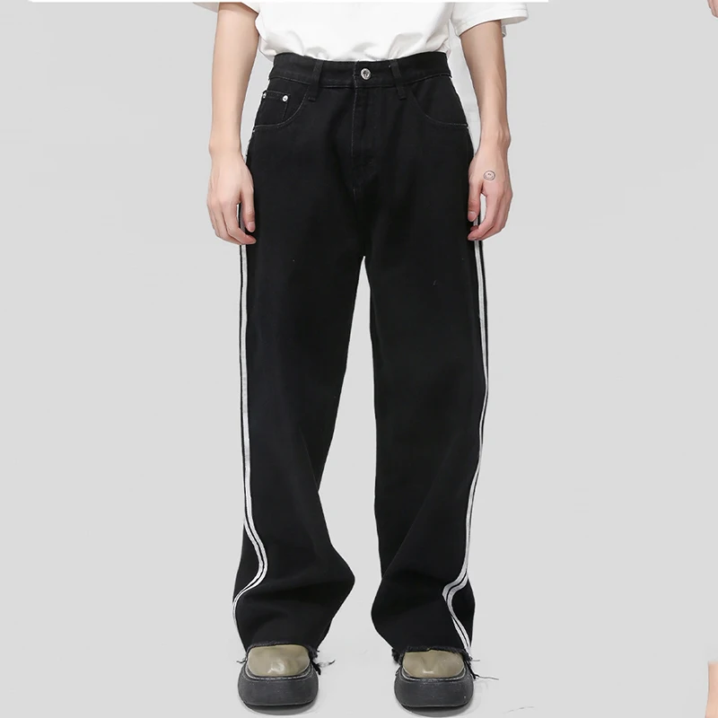 SYUHGFA Men's Baggy Jeans American Style Streetwear Stripes Loose Trouser Vintage Wide Leg Denim Pants Trend Male Autumn New
SYUHGFA Men's Baggy Jeans American Style Streetwear Stripes Loose Trouser Vintage Wide Leg Denim Pants Trend Male Autumn New