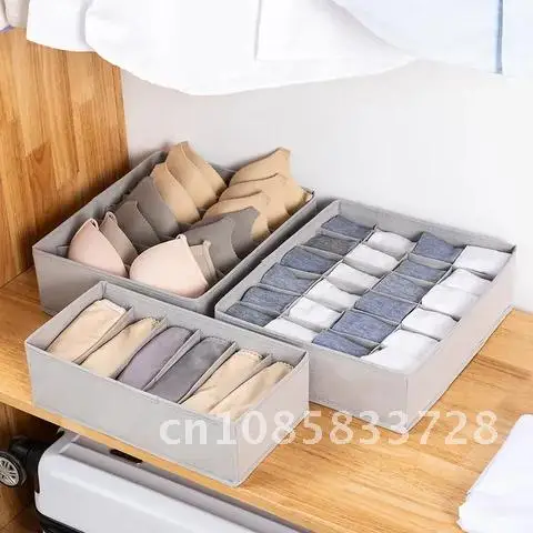 3PCS Foldable Non-Woven Fabric Underwear Clothes Storage Box Drawer Closet Separation Storage Box Socks Shorts Bra Washable
3PCS Foldable Non-Woven Fabric Underwear Clothes Storage Box Drawer Closet Separation Storage Box Socks Shorts Bra Washable