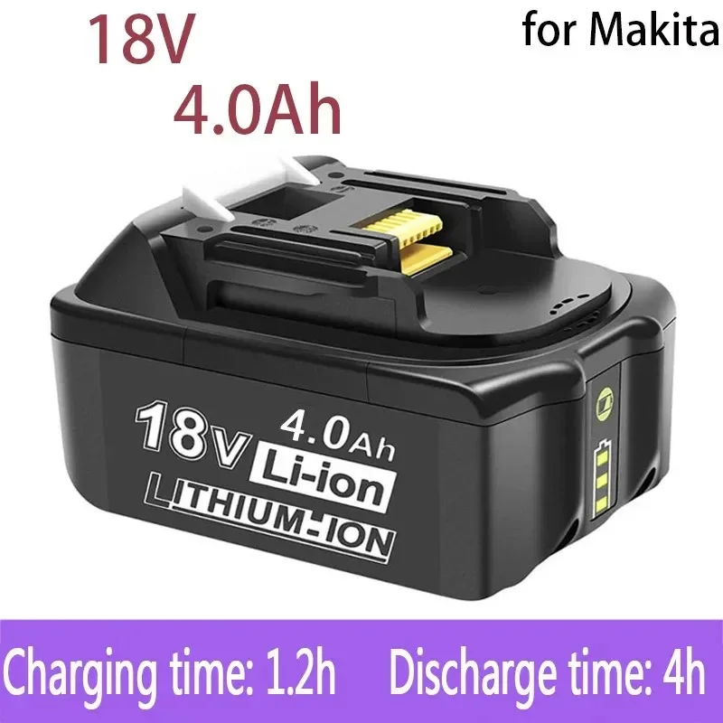 Аккумуляторная батарея NewMakita, 18 в, 4000 мА · ч, для LXT BL1860B BL1860 BL1850
Аккумуляторная батарея NewMakita, 18 в, 4000 мА · ч, для LXT BL1860B BL1860 BL1850