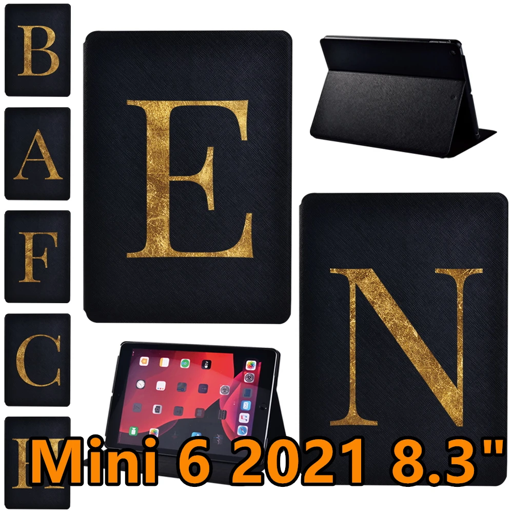 Case for IPad Mini 6 8.3inch 2021 A2567/A2568/A2569 PU Leather Letter Pattern Shockproof Anti-drop Tablet Stand Protective Cover
Case for IPad Mini 6 8.3inch 2021 A2567/A2568/A2569 PU Leather Letter Pattern Shockproof Anti-drop Tablet Stand Protective Cover