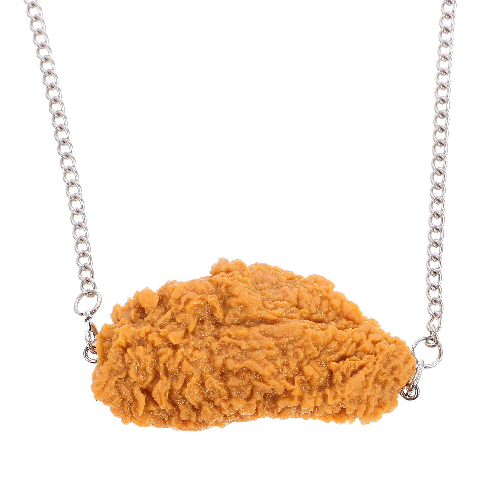

Имитация еды ожерелье креативная еда подвесная Шейная цепочка подвеска еды ожерелье с кулоном (куриное крыло)