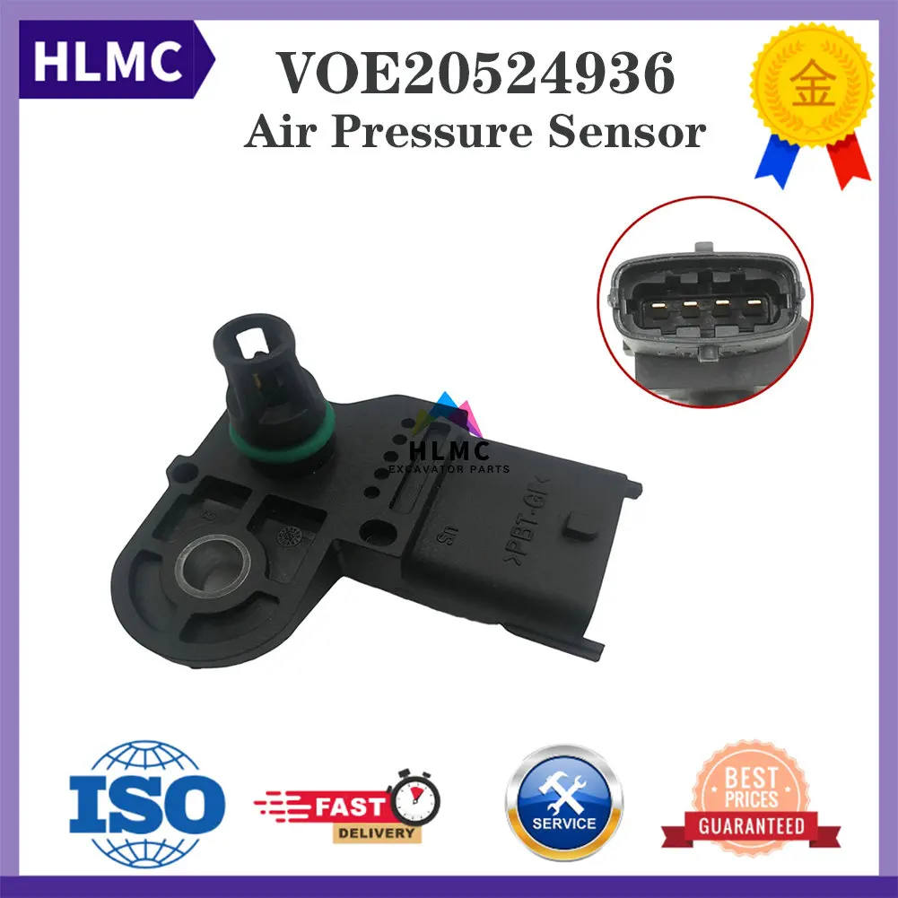 Pressure Sensor VOE20524936 20524936 For Excavator Air Pressure Sensor EC240B Construction Machinery Part 
Pressure Sensor VOE20524936 20524936 For Excavator Air Pressure Sensor EC240B Construction Machinery Part