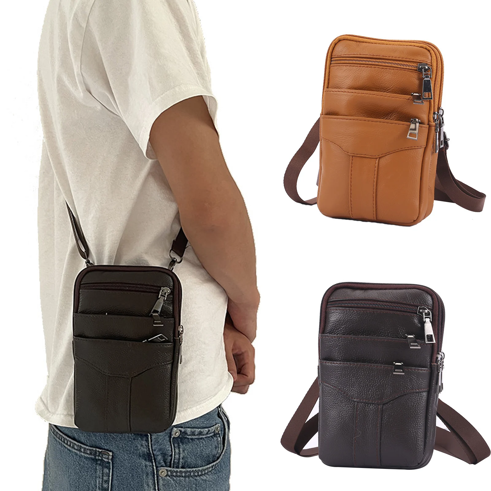 Vintage Men PU Leather Shoulder Crossbody Bag Waist Fanny Pack Male Belt Bum Bag For Travel Casual Phone Messenger Handbags
Vintage Men PU Leather Shoulder Crossbody Bag Waist Fanny Pack Male Belt Bum Bag For Travel Casual Phone Messenger Handbags