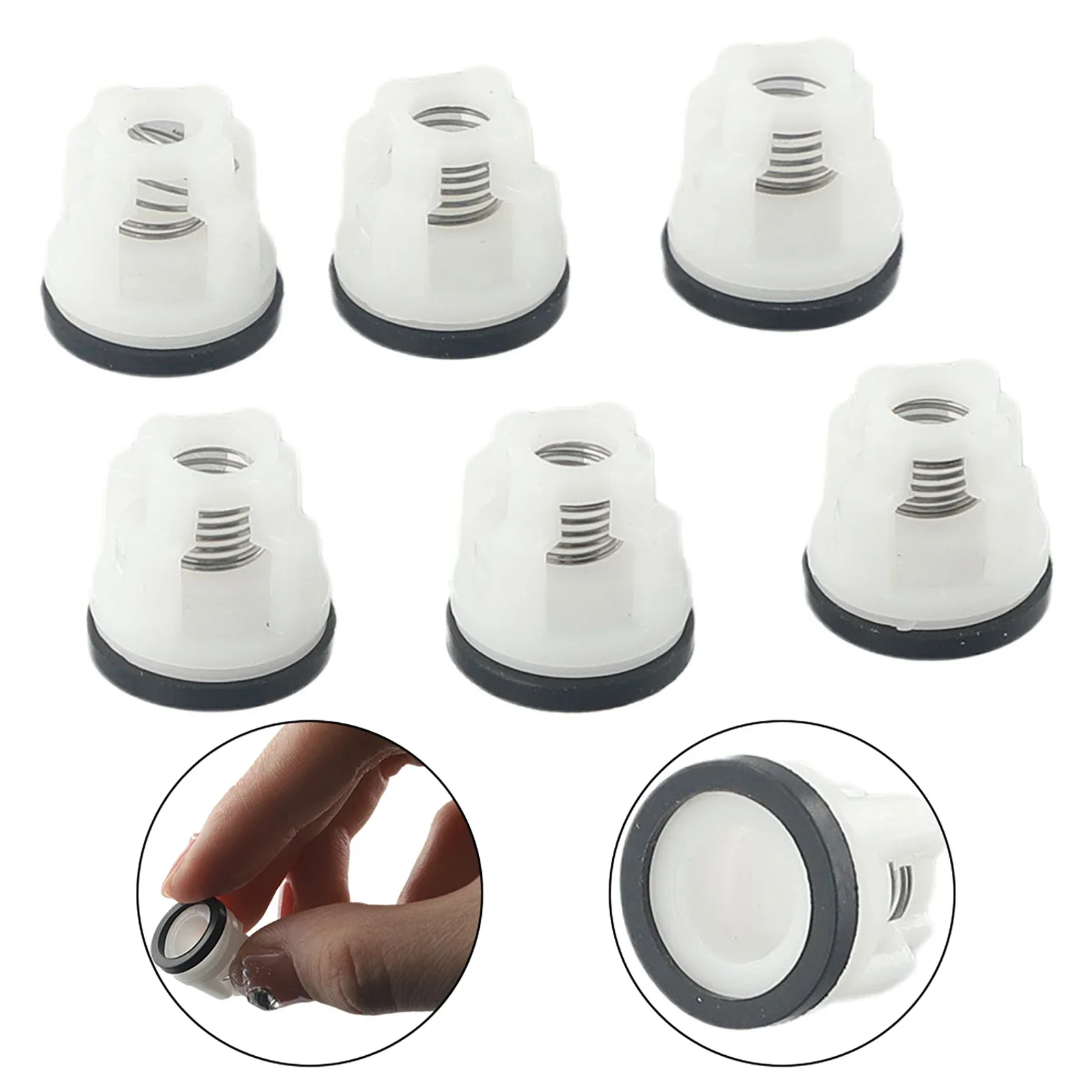 6PCS Washer Check Valve Kit Water Inlet Check Valve Repair Parts For 280/380/360 Pressure Pumps Car Washing Graden Grass Clean
6PCS Washer Check Valve Kit Water Inlet Check Valve Repair Parts For 280/380/360 Pressure Pumps Car Washing Graden Grass Clean