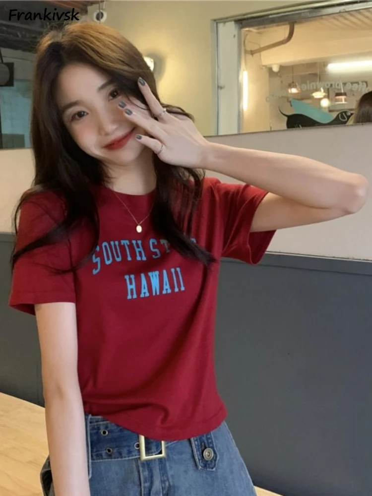 Women Tees S-5XL O-neck Letter Streetwear Spicy Girl Daily New Fashion Versatile Slim Tops Popular Simple Summer Breathable Chic
Women Tees S-5XL O-neck Letter Streetwear Spicy Girl Daily New Fashion Versatile Slim Tops Popular Simple Summer Breathable Chic