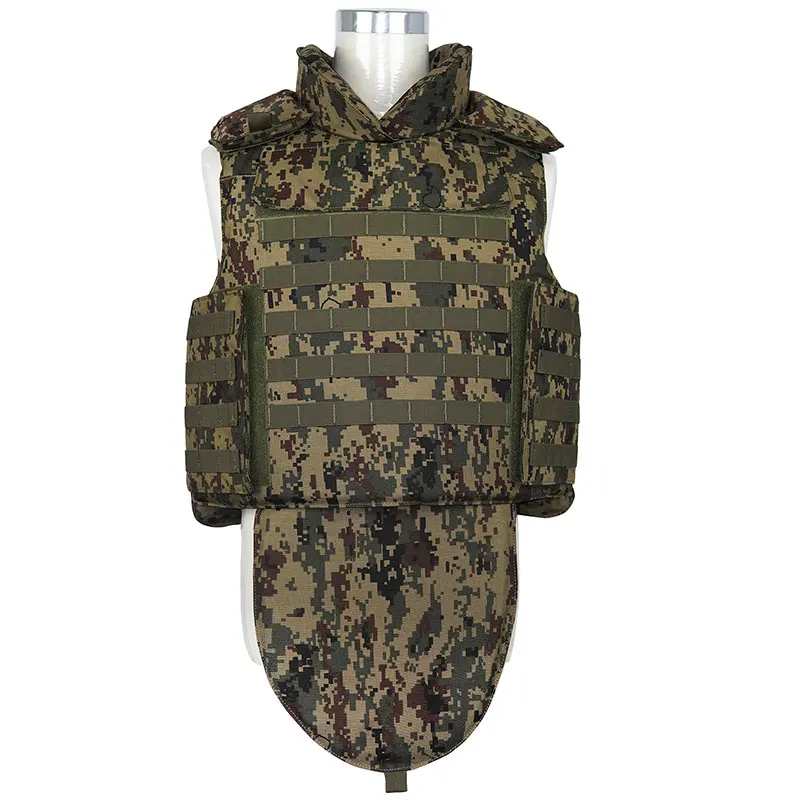 

Full body protective vest Russian camouflage vest - without board