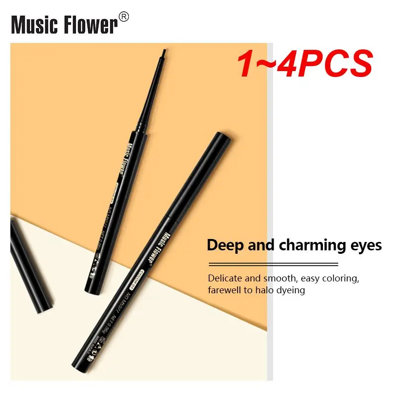 

1~4PCS Music Flower 8 Color Rotary Gel Eyeliner Pencil Matte Waterproof Eyeliner Pen Long Lasting Eye Liner Pigments Eyes Makeup