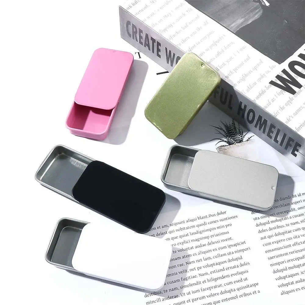 Size Metal Candy Case Jewelry Storage Box Empty Tins Mini Eyebrow Soap Box Mini Iron Box Tinplate Push Case Home Organizer
Size Metal Candy Case Jewelry Storage Box Empty Tins Mini Eyebrow Soap Box Mini Iron Box Tinplate Push Case Home Organizer