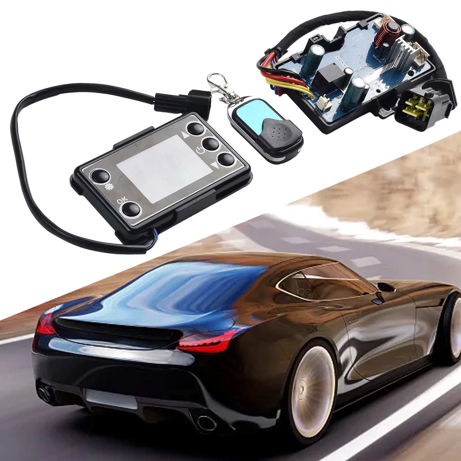 LCD Switch+Remote Control Car Air Diesel Heater 3KW 5KW 12V Motherboard W/ LCD Switch Remote Controller Car Accessories Auto
LCD Switch+Remote Control Car Air Diesel Heater 3KW 5KW 12V Motherboard W/ LCD Switch Remote Controller Car Accessories Auto