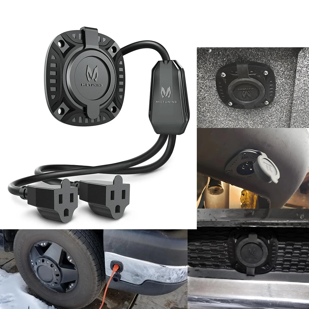 Штекер MICTUNING для порта переменного тока, 15 А, 250 В, С 18-дюймовым встроенным удлинителем, Y-образный разветвитель и водостойкий Штекерный порт для RV, переменного тока
Штекер MICTUNING для порта переменного тока, 15 А, 250 В, С 18-дюймовым встроенным удлинителем, Y-образный разветвитель и водостойкий Штекерный порт для RV, переменного тока