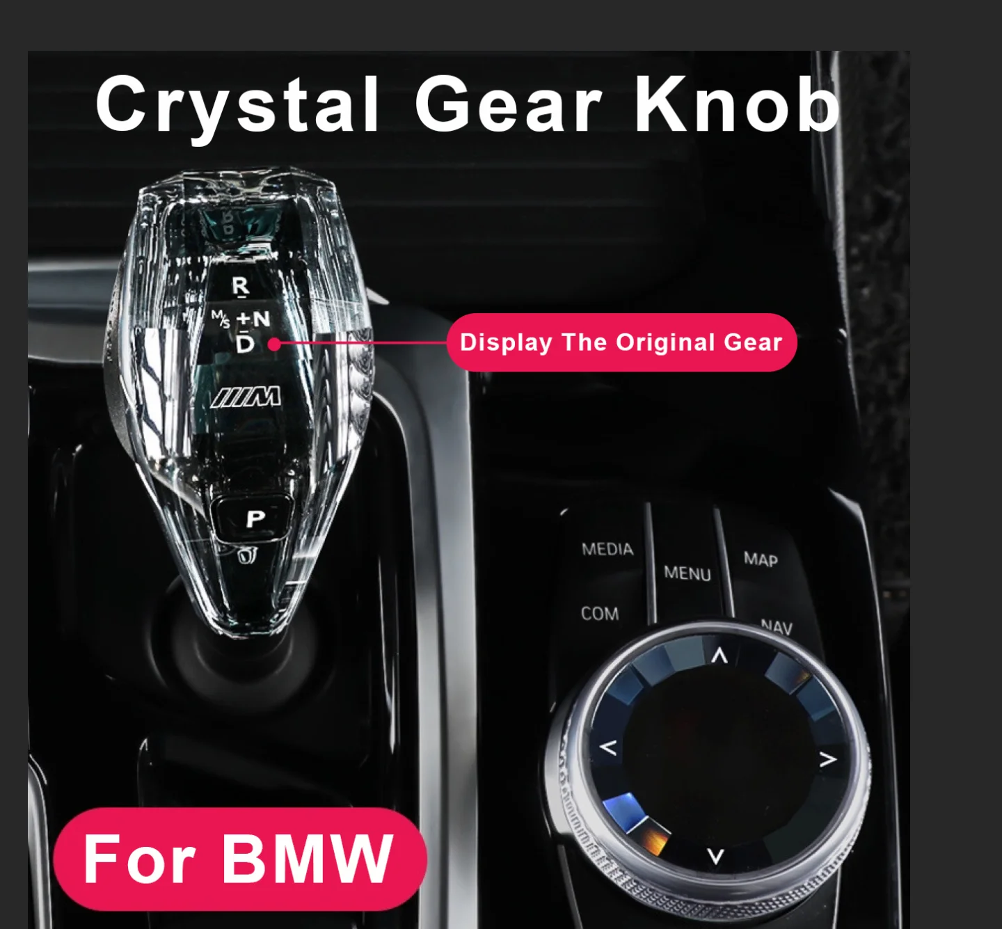 Crystal Gear Shift Knob for BMW 5 Series F10 G30 X5 Series G05 G01G08 G02 Chassis Car Accessories
Crystal Gear Shift Knob for BMW 5 Series F10 G30 X5 Series G05 G01G08 G02 Chassis Car Accessories