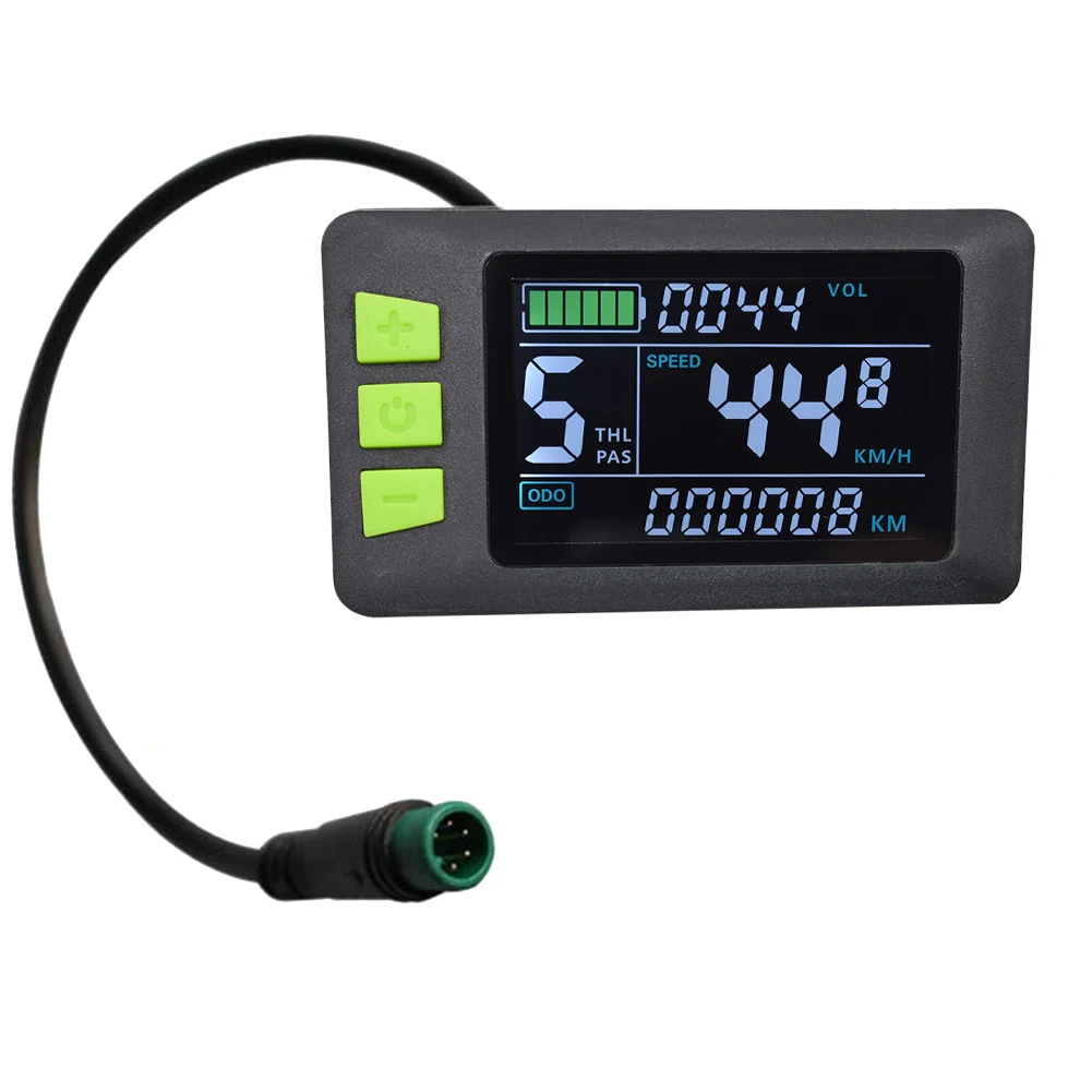 24V 36V 48V Ebike Display E Scooter Accessory Error Warning Headlight Mile/KM PAS Level Running Time 5pin Plug
24V 36V 48V Ebike Display E Scooter Accessory Error Warning Headlight Mile/KM PAS Level Running Time 5pin Plug