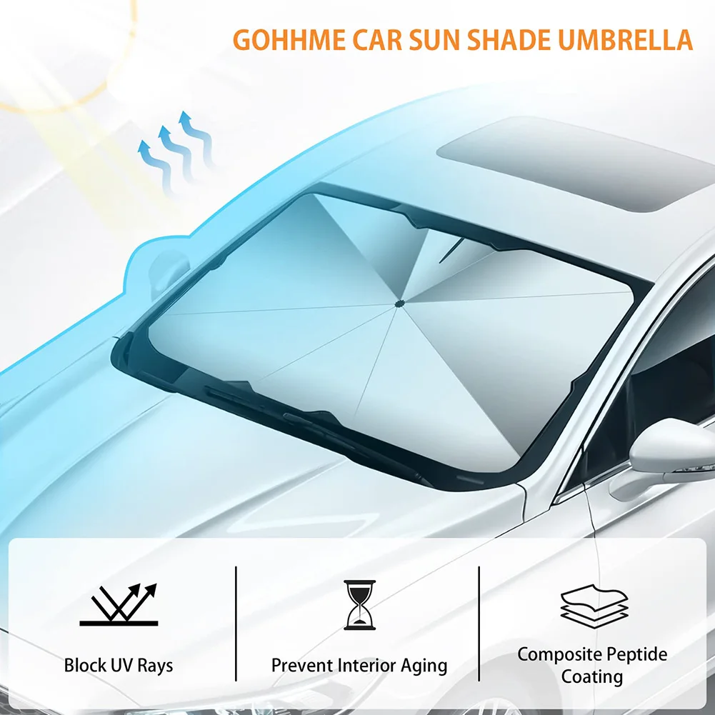 M/L Car Sun Shade Protector Front Windshield Sunshade Covers Parasol Sunshade Umbrella Anti-UV Interior Windshield Protection
M/L Car Sun Shade Protector Front Windshield Sunshade Covers Parasol Sunshade Umbrella Anti-UV Interior Windshield Protection
