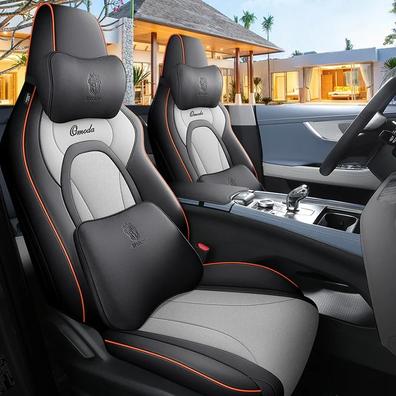 Custom Car Seat Covers 5 seats For Chery Omoda 2022 2023 With Headrest Car Neck Pillow Seat Protective Cover Leather Cushion
Custom Car Seat Covers 5 seats For Chery Omoda 2022 2023 With Headrest Car Neck Pillow Seat Protective Cover Leather Cushion