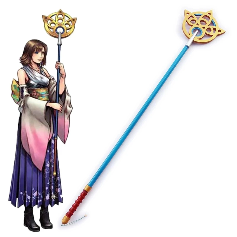150cm Final Fantasy Ⅹ FFX YUNA Weapon Cosplay Stage Performance Props Anime Shows Halloween Carnival Costume Fancy Dress party
150cm Final Fantasy Ⅹ FFX YUNA Weapon Cosplay Stage Performance Props Anime Shows Halloween Carnival Costume Fancy Dress party