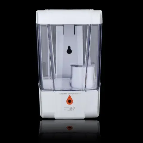

Automatic Soap Dispenser Wall-Mounted Sensor Touchless Handsfree Bathroom 700ml