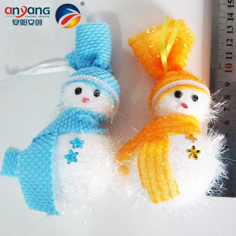 

Christmas decorations, gifts, tree pendants, stage decorations, new two-color snowmen, two sets