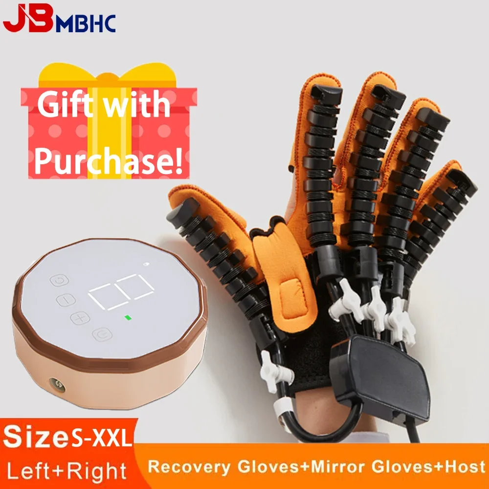 

Rehabilitation Robot Gloves Hemiplegia Restore Training Equipment Left & Right Hand Stroke Finger Extension Recovery Device