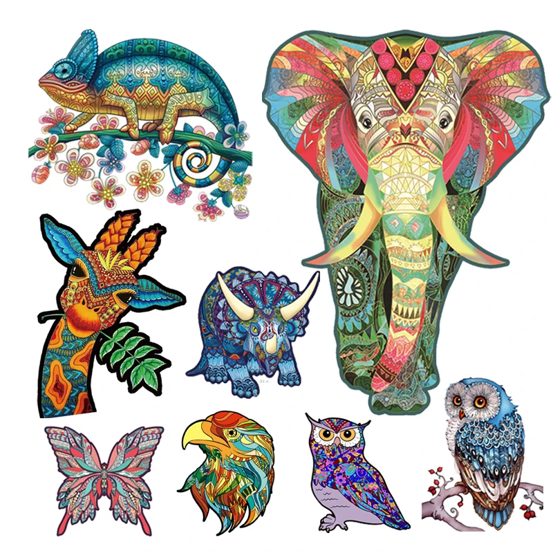 Деревянные пазлы изысканные животные монтессори игрушка для взрослых детей неправильная форма доска набор игрушка Сделай Сам Рисунок подарок A03 
Деревянные пазлы изысканные животные монтессори игрушка для взрослых детей неправильная форма доска набор игрушка Сделай Сам Рисунок подарок A03