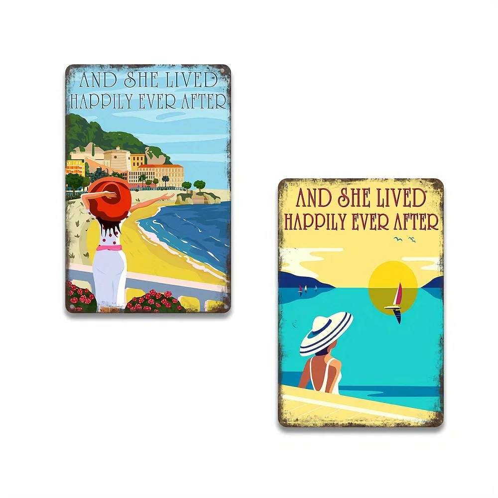 Metal Tin Signs, Vintage Metal Poster, Home Wall Decor Bedroom Decoration Summer Beach Art Metal Plaque Decoration
Metal Tin Signs, Vintage Metal Poster, Home Wall Decor Bedroom Decoration Summer Beach Art Metal Plaque Decoration