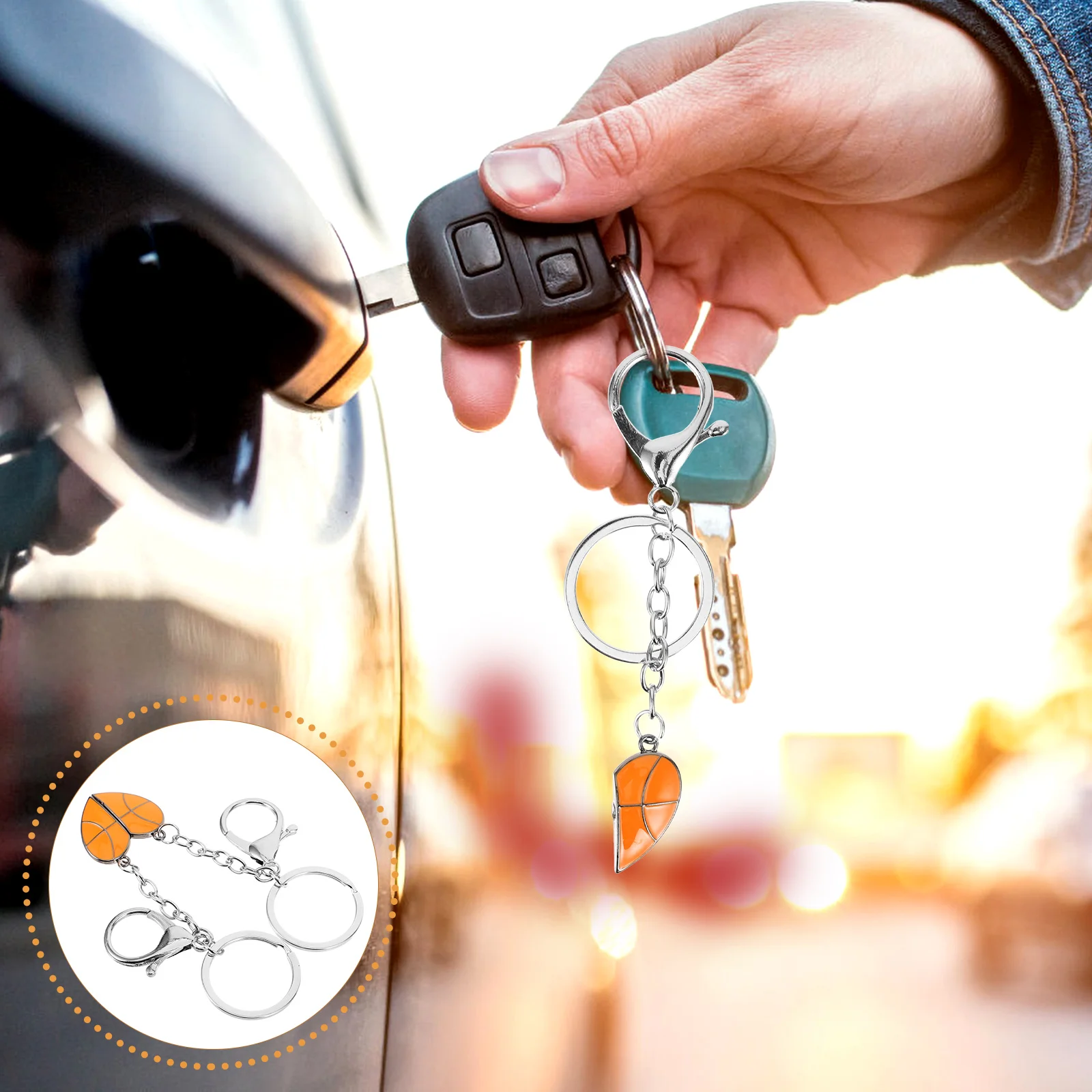 Key Fob Basketball Keychain Hanging Ornaments Sports Pendant Party Favor Decorations Charms Keychains for Boys Child
Key Fob Basketball Keychain Hanging Ornaments Sports Pendant Party Favor Decorations Charms Keychains for Boys Child