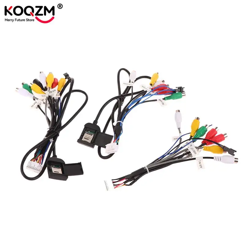 20 P Plug Car Stereo Radio RCA Output AUX Wire Harness Wiring Connector Adaptor Subwoofer Cable 4G SIM Card Slot Car Radio Cable
20 P Plug Car Stereo Radio RCA Output AUX Wire Harness Wiring Connector Adaptor Subwoofer Cable 4G SIM Card Slot Car Radio Cable
