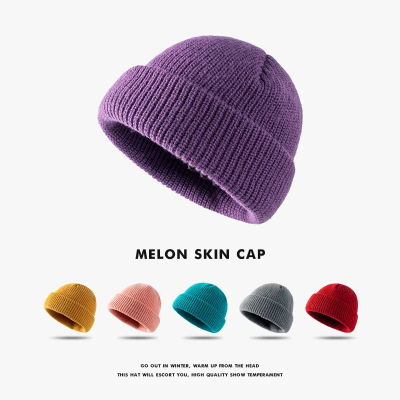 Solid Color Warm Knitted Brimless Hat Men Beanies Winter Autumn Hip Hop Skullcap Street Men Beanie Unisex Melon Cap Women Male
Solid Color Warm Knitted Brimless Hat Men Beanies Winter Autumn Hip Hop Skullcap Street Men Beanie Unisex Melon Cap Women Male
