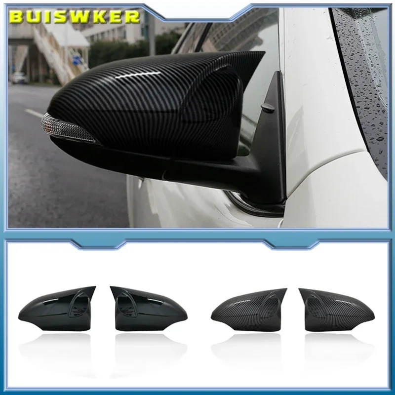 ABS 2pcs Carbon Fiber Texture Style Wing Side Rearview Mirror Cover Trim Cap Fit for Toyota C-HR CHR 2017-2020 Car Accessories
ABS 2pcs Carbon Fiber Texture Style Wing Side Rearview Mirror Cover Trim Cap Fit for Toyota C-HR CHR 2017-2020 Car Accessories