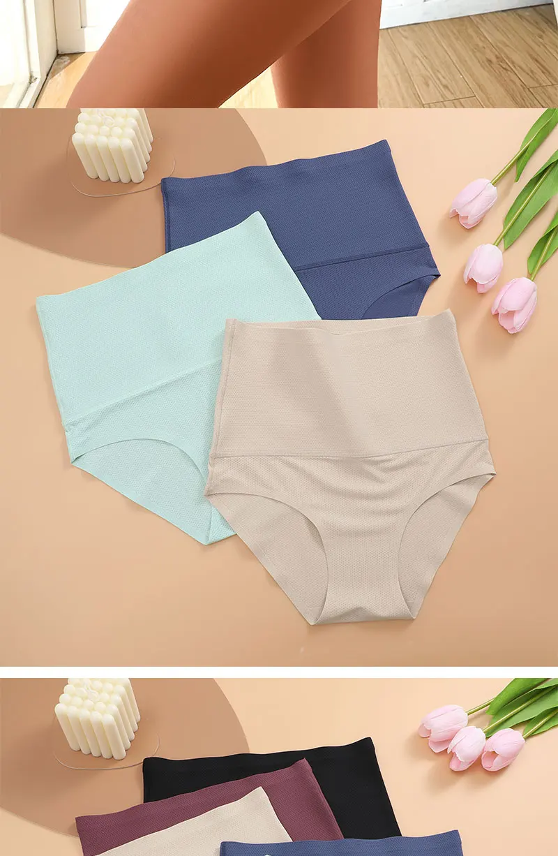 High Waist Seamless Bodyshaper Anti-bacteria Panties Women Underwear Soft Crotch Briefs for Female Intimates Lingerie Shapewear 52 Sbedcb84c3e6d4211aa3556b7715f277dD