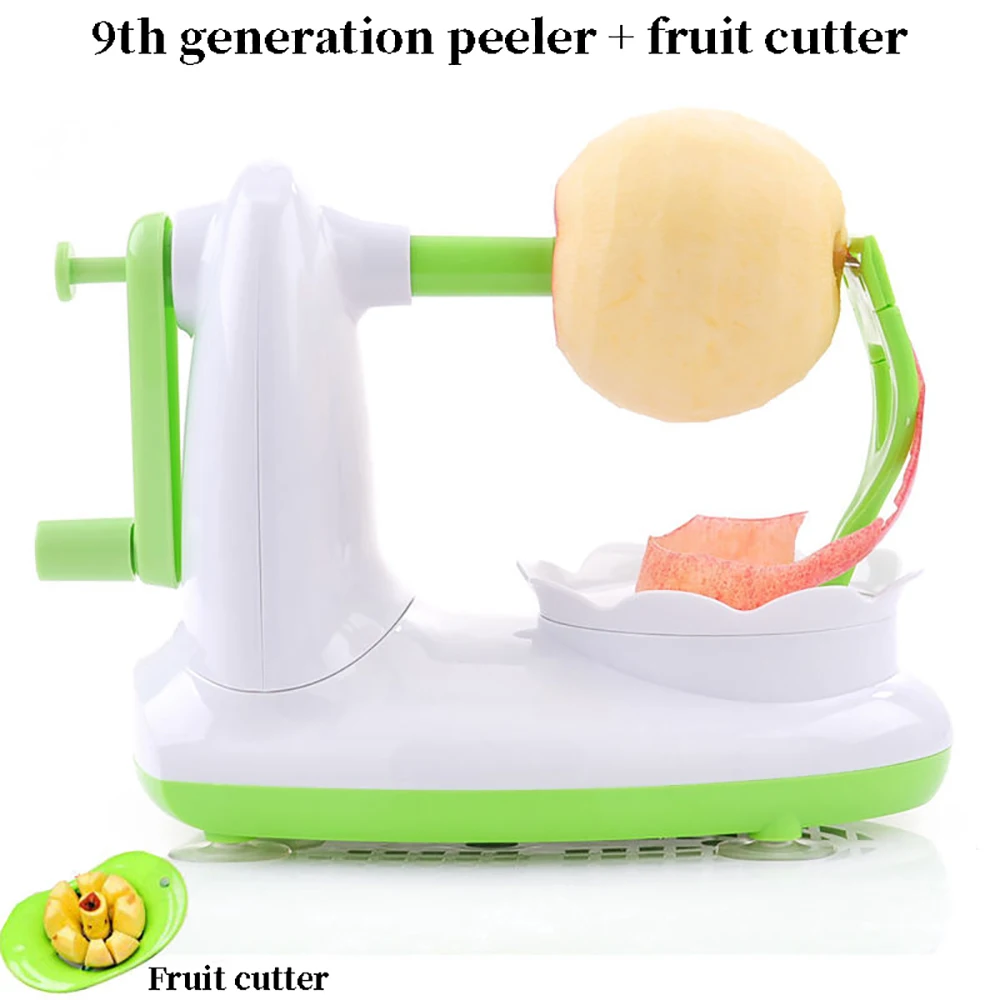 Apple Peeler Manual Fruit Peeler with 8 Wedges Apple Slicer and Corer, Stainless Steel Blades Apple Cutter
Apple Peeler Manual Fruit Peeler with 8 Wedges Apple Slicer and Corer, Stainless Steel Blades Apple Cutter