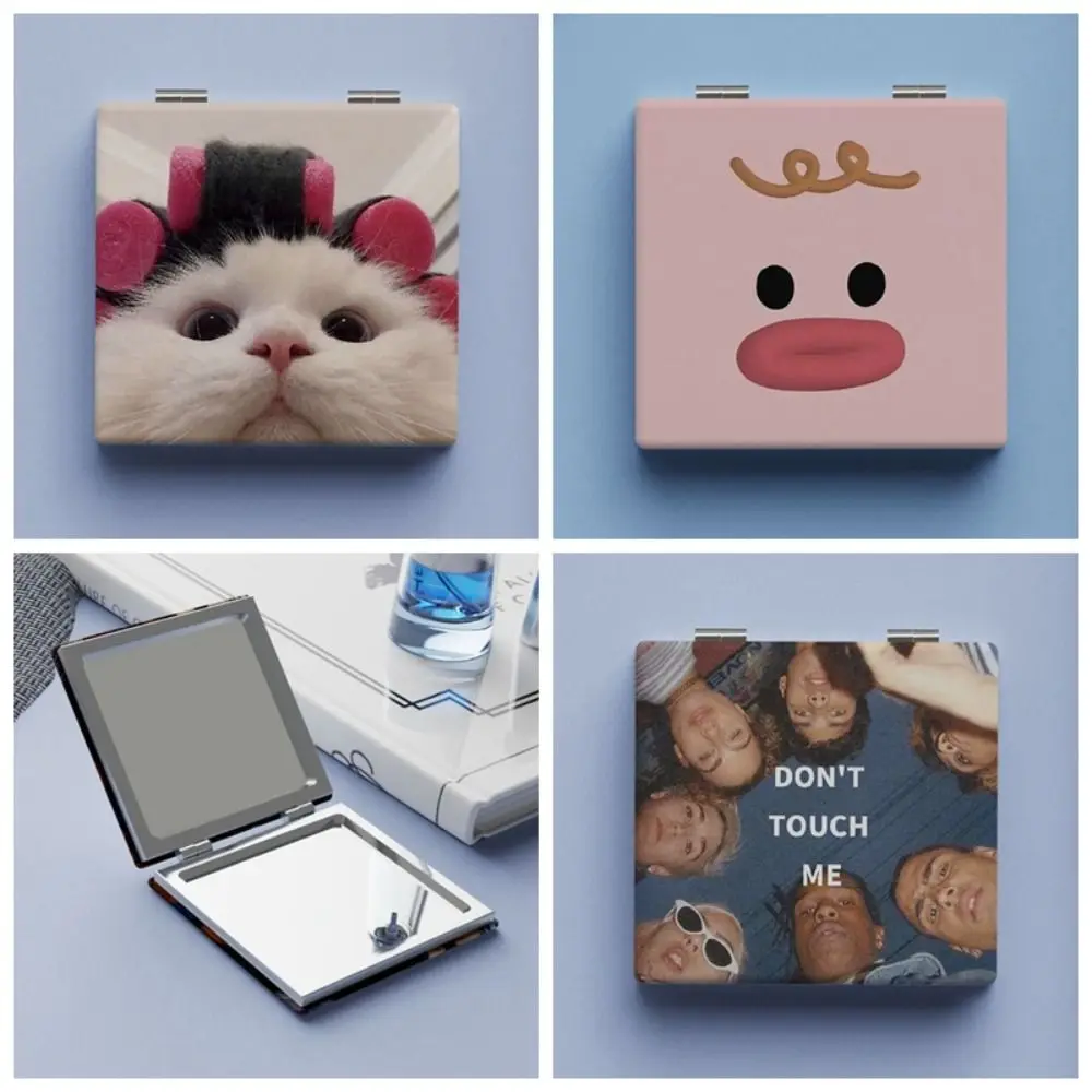 Cat Pattern Makeup Mirror Portable Mini Square Magnifying Foldable Mirror Standing Double-Sided Pocket Mirror Children Student
Cat Pattern Makeup Mirror Portable Mini Square Magnifying Foldable Mirror Standing Double-Sided Pocket Mirror Children Student
