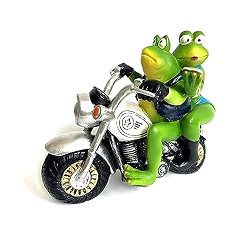 Motorcycle Resin Frog Couple Riding On Motorcycle Figurines Frog Figurine Decor Resin Frog Gifts Garden Frog Decor
Motorcycle Resin Frog Couple Riding On Motorcycle Figurines Frog Figurine Decor Resin Frog Gifts Garden Frog Decor