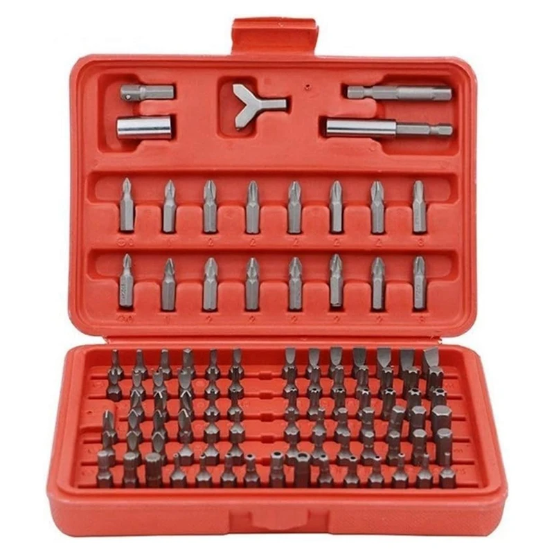 100-In-1 Screwdriver Set Batch Batch Nozzle Electric Screwdriver Connecting Rod Sleeve Set Hardware Tools Durable
100-In-1 Screwdriver Set Batch Batch Nozzle Electric Screwdriver Connecting Rod Sleeve Set Hardware Tools Durable
