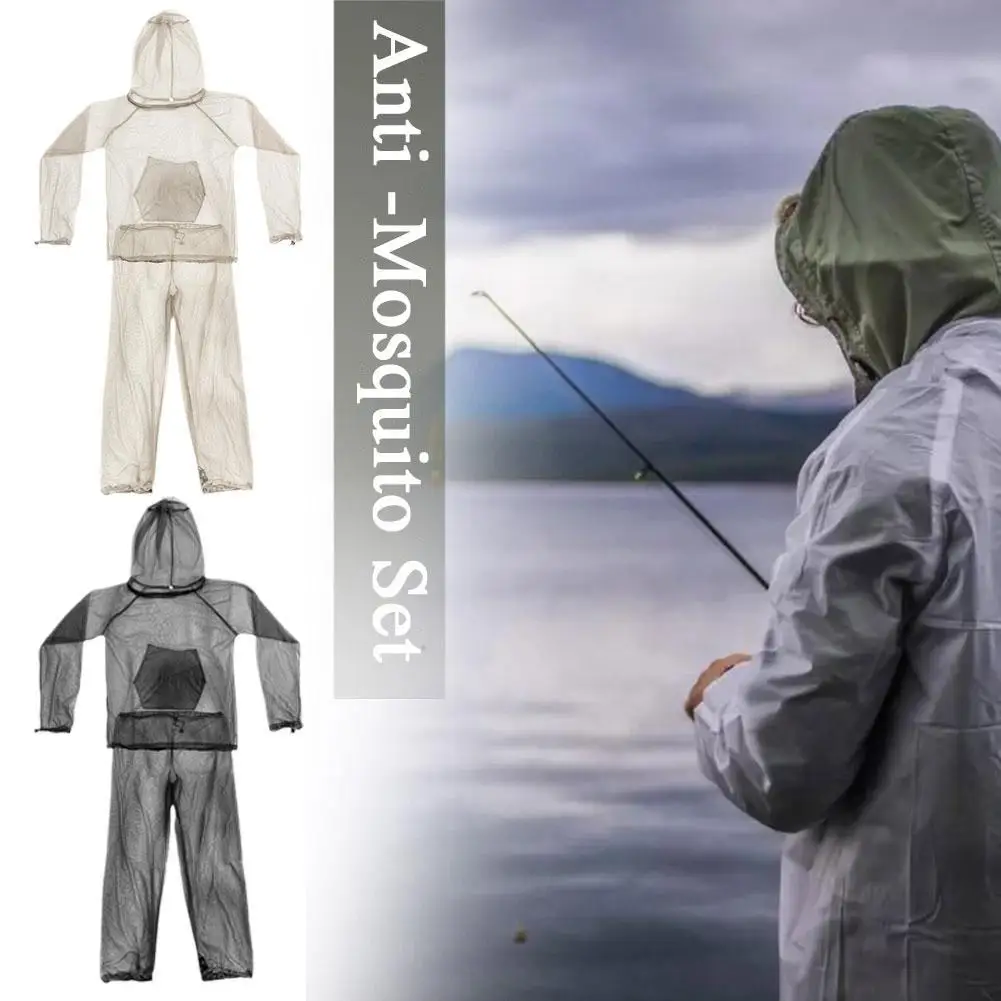 Outdoor Mosquito Repellent Suit Mesh Hooded Suits Anti-mosquito Bite Outdoors Fishing Camping Hiking Hunting Shirt Pants Sets
Outdoor Mosquito Repellent Suit Mesh Hooded Suits Anti-mosquito Bite Outdoors Fishing Camping Hiking Hunting Shirt Pants Sets