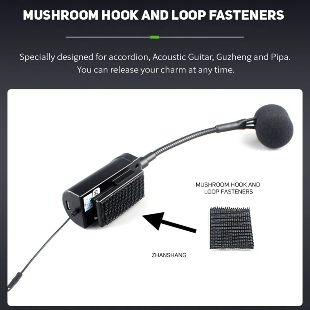 Premium Wireless Mic for Guitar Accordion Non Mark Adhesive High Capacity Lithium Battery Ensure Long Hours of Performance
Premium Wireless Mic for Guitar Accordion Non Mark Adhesive High Capacity Lithium Battery Ensure Long Hours of Performance