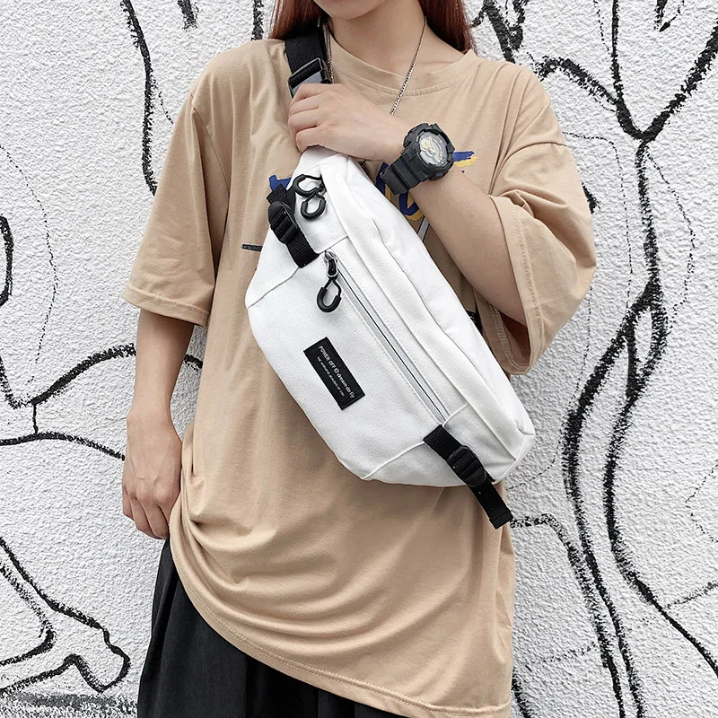 Women's Tide Brand Large Capacity Oblique Shoulder Fanny Pack Men Fashion Casual Canvas Crossbody Bag Outdoor Sports Chest Packs
Women's Tide Brand Large Capacity Oblique Shoulder Fanny Pack Men Fashion Casual Canvas Crossbody Bag Outdoor Sports Chest Packs