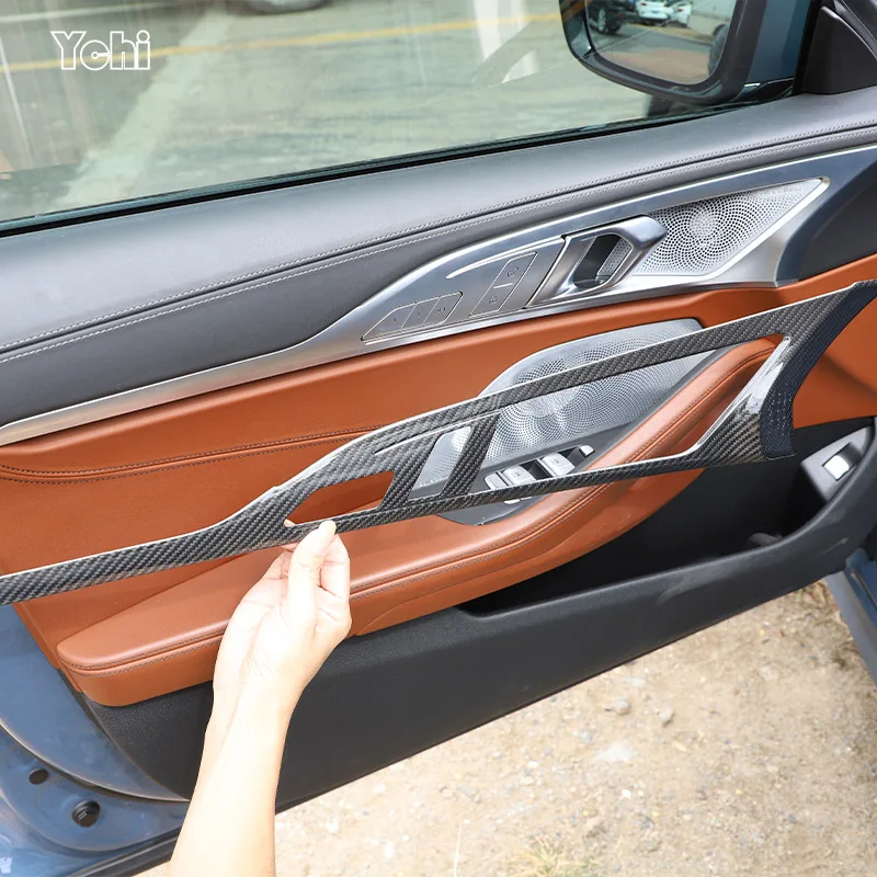 Для BMW 8 серии G14 G15 G16 2019-2023 реальное углеродное волокно Автомобильная дверь интерьерная панель отделка полоса автомобильные аксессуары
Для BMW 8 серии G14 G15 G16 2019-2023 реальное углеродное волокно Автомобильная дверь интерьерная панель отделка полоса автомобильные аксессуары