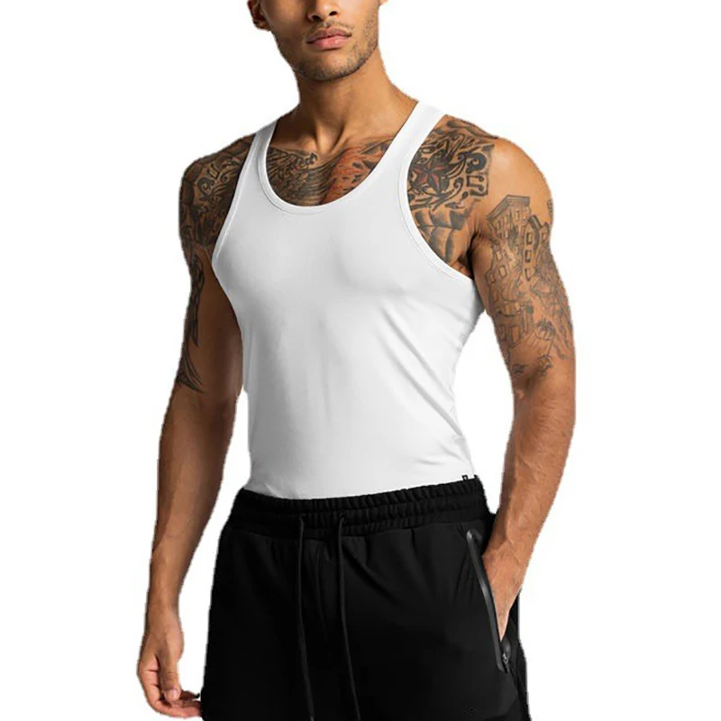 Summer Slim Fit Gym Clothing Fitness Tank Top Mens Black White Sports Singlets Bodybuilding Sleeveless Undershirt Muscle Vest
Summer Slim Fit Gym Clothing Fitness Tank Top Mens Black White Sports Singlets Bodybuilding Sleeveless Undershirt Muscle Vest