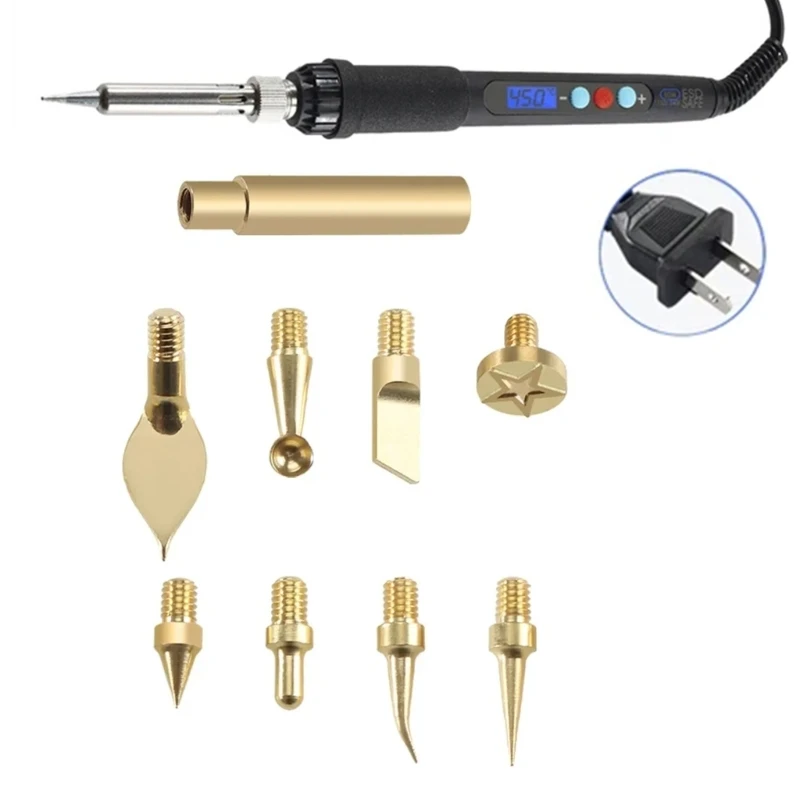 Heat Insertion Tool for Voron 2.4/MK4 Brass Hot Melt Inset Iron Tip Heat Insertion Set 3D Printing Accessories
Heat Insertion Tool for Voron 2.4/MK4 Brass Hot Melt Inset Iron Tip Heat Insertion Set 3D Printing Accessories