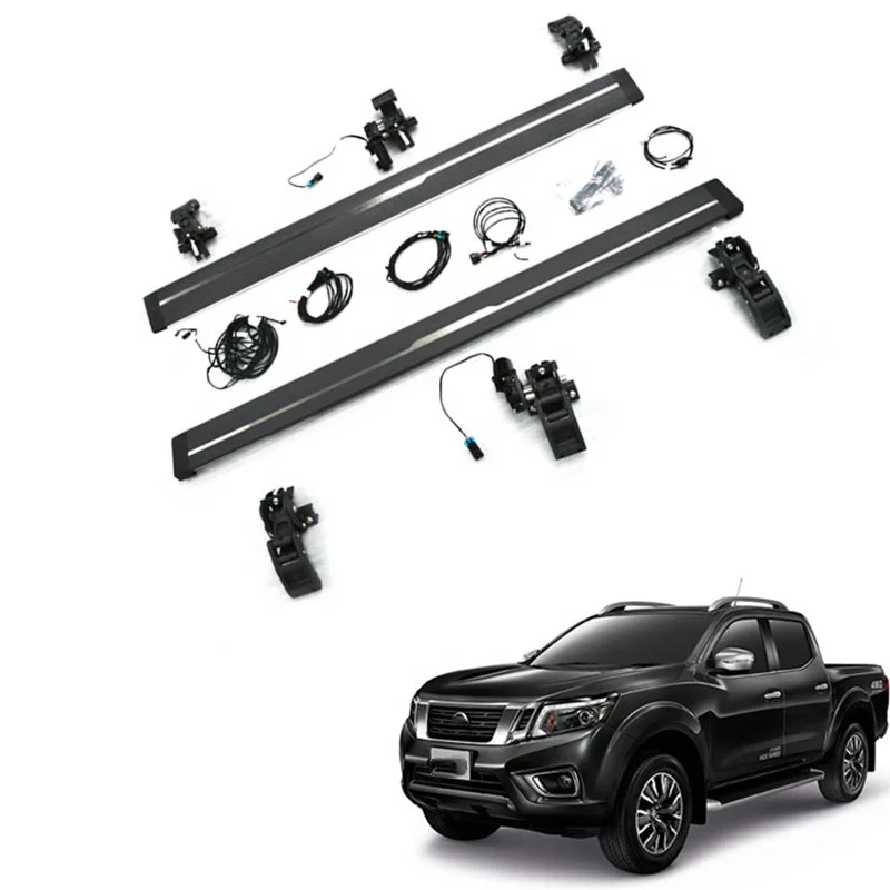 Автоматическая силовая ступенчатая боковая электрическая Подножка для Navara Np300 Frontier 2015 + двойная кабина