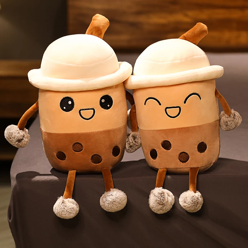 25cm Cute Cartoon Bubble Tea Cup Shaped Pillow Real-life Pearl Milk Tea Plush Toys Stuffed Soft Back Cushion Funny Boba Food
25cm Cute Cartoon Bubble Tea Cup Shaped Pillow Real-life Pearl Milk Tea Plush Toys Stuffed Soft Back Cushion Funny Boba Food