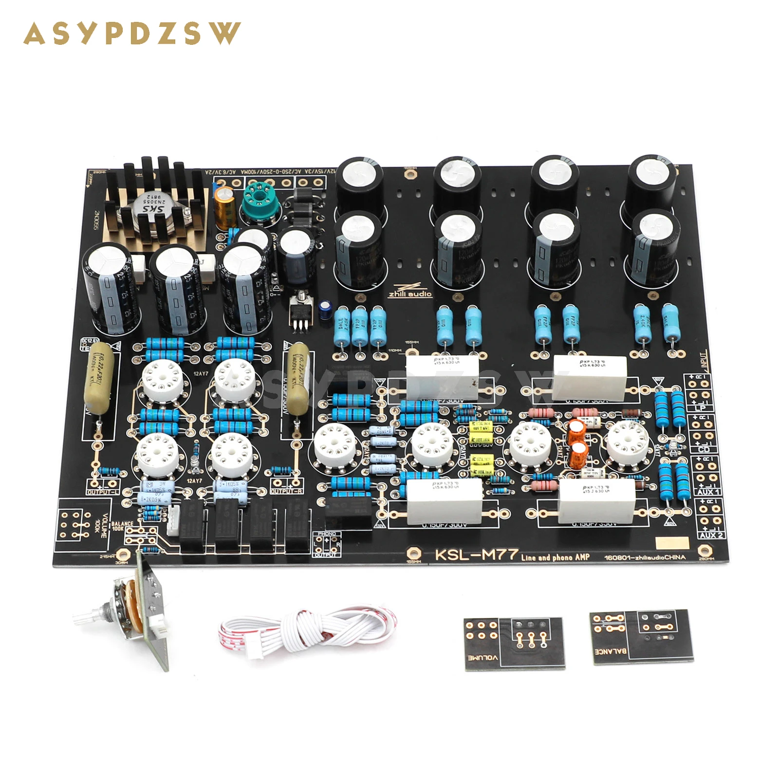 

HI-END KSL-M77 Tube Line Preamp DIY Kit/Finished board Base on KONDO AUDIONOTE M77 Circuit Support MM Phono Input