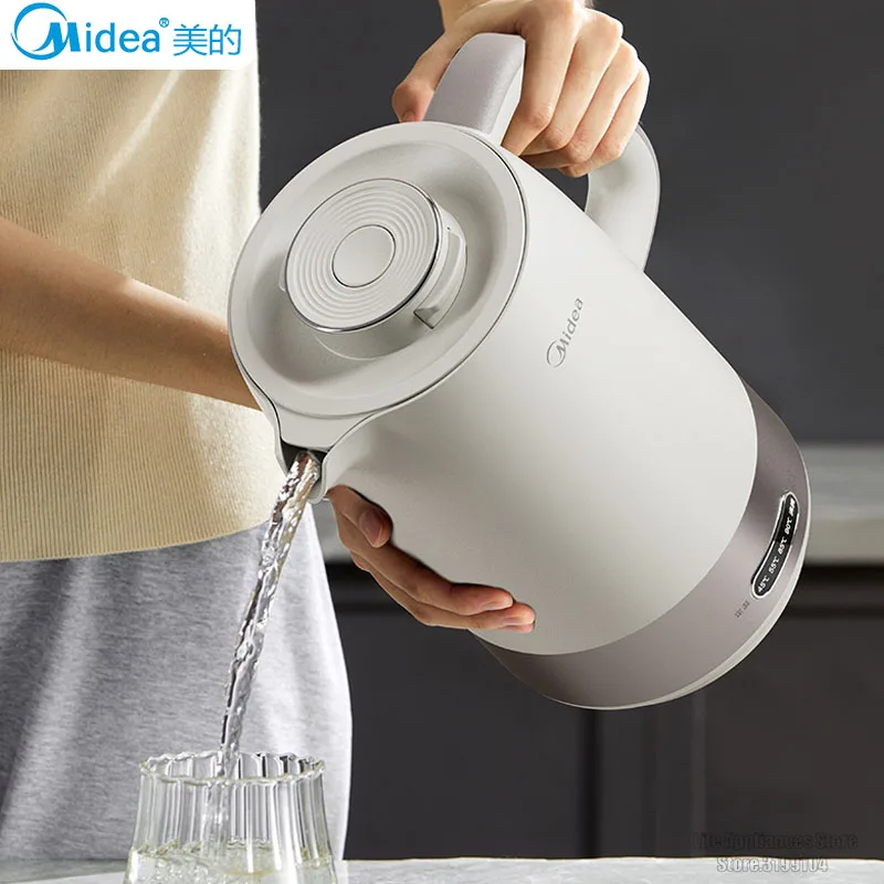 

Midea 220V Thermal Insulation Electric Kettle Temperature Setting 12H Keep Warm Teapot 316 Stainless Steel Anti Leakage